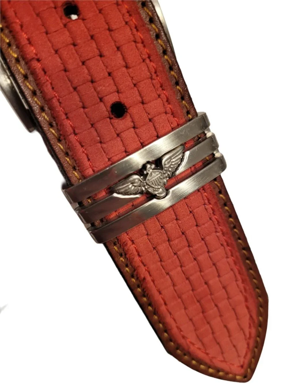 GP&MAX Italian Textured Leather Belt